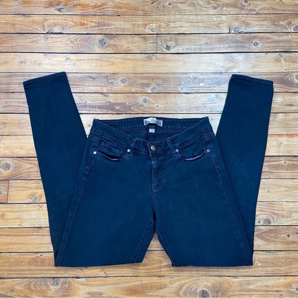 PAIGE Premium low rise black skinny jeans size 28 - Picture 1 of 14